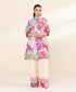 Womens Unstitched Embroidered Multi Two Piece Cotton Suit